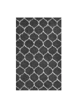 Best deal 🤩 Modway Solvea Moroccan Trellis 5x8 Shag Area Rug 🛒