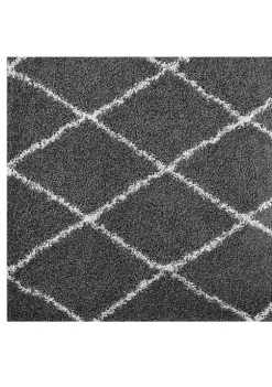 Budget 😀 Modway Toryn Diamond Lattice 5x8 Shag Area Rug ✔️ -Franco Sarto Sales Belk 2689