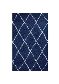 Budget โค๏ธ Modway Toryn Diamond Lattice 5x8 Shag Area Rug โ๏ธ