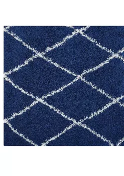 Budget ❤️ Modway Toryn Diamond Lattice 5x8 Shag Area Rug ✔️ -Franco Sarto Sales Belk 2709