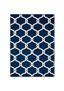Best Pirce ๐ Modway Beltara Chain Link Transitional Trellis 5x8 Area Rug ๐