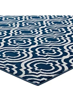Buy 🌟 Modway Frame Transitional Moroccan Trellis 5x8 Area Rug 🧨 -Franco Sarto Sales Belk 2770