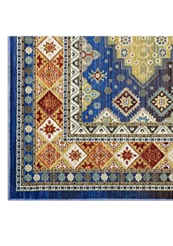 Outlet 💯 Modway Atzi Distressed Southwestern Diamond Floral 4x6 Area Rug ⌛ -Franco Sarto Sales Belk 2819