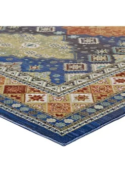 Outlet 💯 Modway Atzi Distressed Southwestern Diamond Floral 4x6 Area Rug ⌛ -Franco Sarto Sales Belk 2820