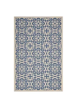 Wholesale 🛒 Modway Ariana Vintage Floral Trellis 5x8 Indoor and Outdoor Area Rug 👍 -Franco Sarto Sales Belk 2896
