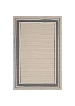 Outlet 💯 Modway Rim Solid Border Borderline 5x8 Indoor and Outdoor Area Rug 🔔