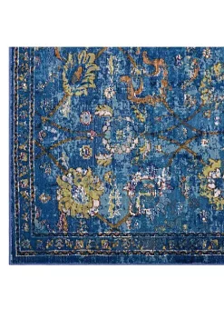 Best deal 💯 Modway Minu Distressed Floral Lattice 4x6 Area Rug 🔔 -Franco Sarto Sales Belk 2939