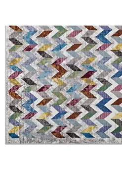 Budget 👏 Modway Gemma Chevron Mosaic 4x6 Area Rug 🥰 -Franco Sarto Sales Belk 2959