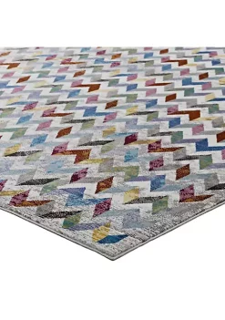 Budget 👏 Modway Gemma Chevron Mosaic 4x6 Area Rug 🥰 -Franco Sarto Sales Belk 2960