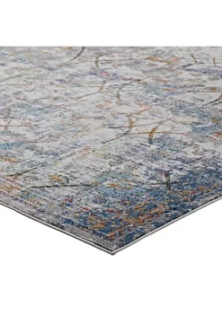 Outlet 👍 Modway Minu Distressed Floral Lattice 4x6 Area Rug ⌛ -Franco Sarto Sales Belk 2975