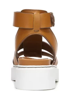 Brand new 👏 Franco Sarto L-Wallow Warm Honey Lugged 🩴 Sandals ⭐ -Franco Sarto Sales Belk 997
